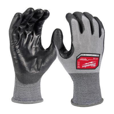 MLW48-73-8740 image(0) - Milwaukee Tool Cut Level 4 High Dexterity Polyurethane Dipped Gloves - S