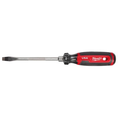 MLWMT207 image(0) - Milwaukee Tool 5/16" Slotted 6" Cushion Grip Screwdriver (USA)