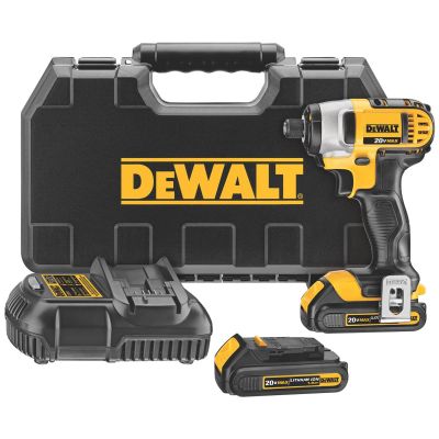 DWTDCF885C2 image(0) - DeWalt 20V MAX 1/4" Impact Driver Kit (1.5 Ah)