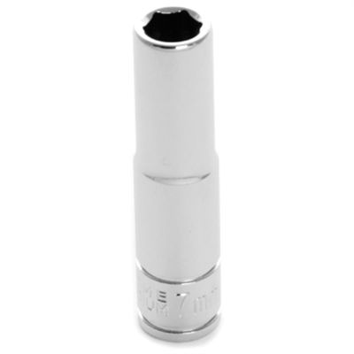 WLMW36407 image(0) - Wilmar Corp. / Performance Tool 1/4'' Dr 6pt Deep Socket 7mm