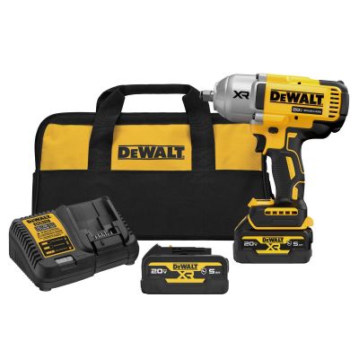 DWTDCF900GP2 image(0) - DeWalt 20V MAX* XR® 1/2 In. High Torque Impact Wrench with Hog Ring Anvil