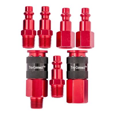 TRF13-209R image(0) - Plews Edelmann 1/4" Red Coupler Kit