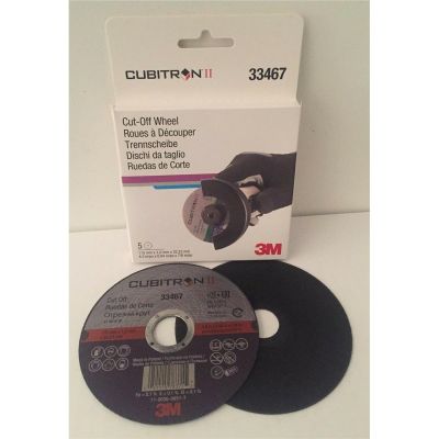 MMM33467 image(0) - 3M Cubitron Cut-Off Wheel 4.5 in. 5pk