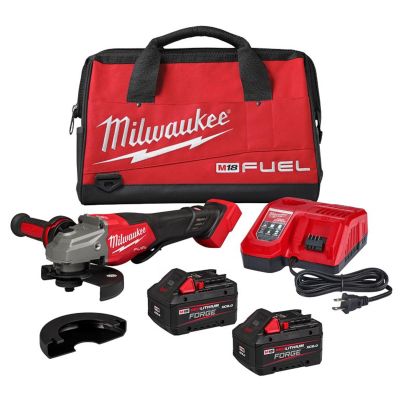 MLW3670-22 image(0) - Milwaukee Tool M18 FUEL 4-1/2"-6" Braking Grinder, Paddle Switch Kit