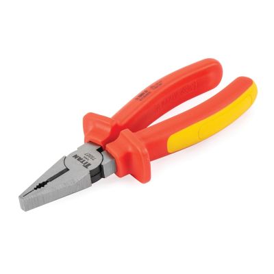 TIT73327 image(0) - Titan 7 in. Insulated Combination Pliers