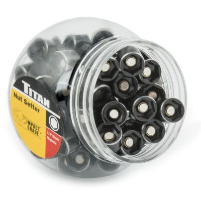 TIT16187-50 image(0) - TITAN 50PC 1/2" Magnetic Nut Setter Display