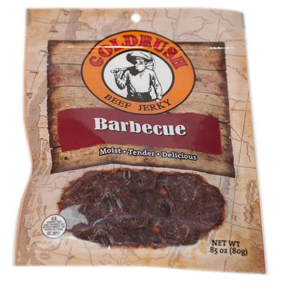 GRJ72127 image(0) - Gold Rush Jerky Sweet Barbecue 2.85 oz. Beef Jerky - 12 Count (3 lbs.)