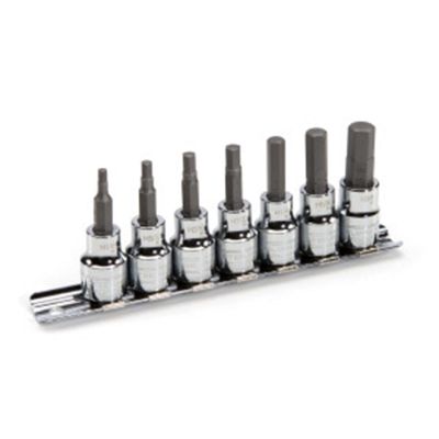 JSP78373 image(0) - J S Products 7-Piece 3/8-Inch Drive Hex Bit Socket Set