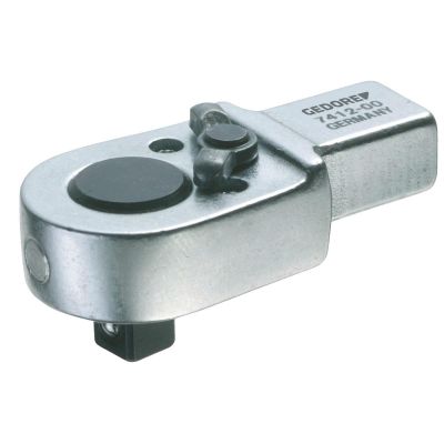 GED7672710 image(0) - Gedore Rectangular Reversible Ratchet Head; 1/4" Drive; SE 9x12