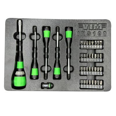 VIMIRS100 image(0) - VIM Tools 39 Piece Interchangeable Ratcheting Screwdriver Master Set