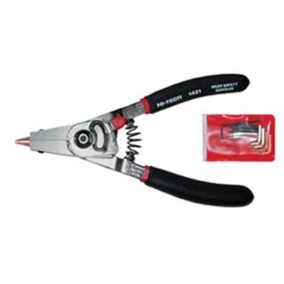 KAS1421 image(0) - Lang Tools (Kastar) Small Quick Switch Internal & External Replaceable Tip Retaining Ring Pliers