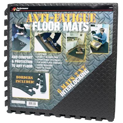 WLMW88989 image(0) - Wilmar Corp. / Performance Tool DIAMOND SHAPE ANTI-FATIGUE MATTS