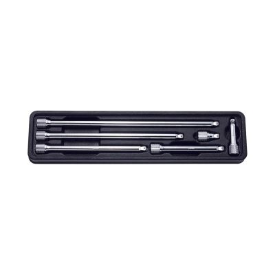 KKNPK2763-6 image(0) - Ko-ken USA 1/4 Sq. Dr. Wobble-Fix Extension Bar Set  28-250mm ABS Tray   6 pieces