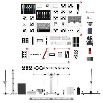 AULMAS20 image(0) - Autel MA600 All Systems 2.0 : MA600 All Systems Calibration Pack: Calibration Cmpnts. & ADAS Software upgrade