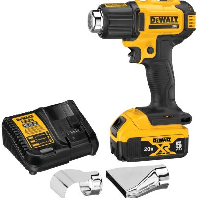 DWTDCE530P1 image(0) - DeWalt 20V Cordless Heat Gun Kit