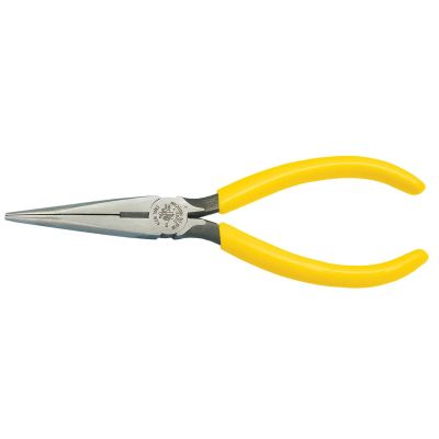 KLED203-7 image(0) - Klein Tools LONG NOSE PLIERS, SIDE CUTTERS, 7-1/8"