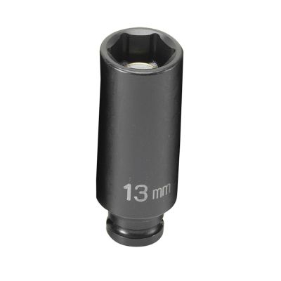 GRE913MDG image(0) - Grey Pneumatic SOC 13MM 1/4D IMP MAG 6PT DP BLK