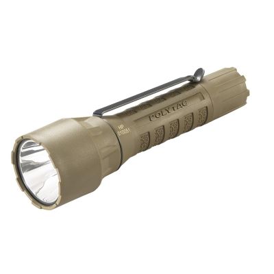 STL88861 image(0) - Streamlight PolyTac HP Down-Range Polymer Coyote Flashlight