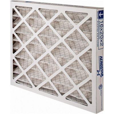 MRO06222202 image(0) - Msc Industrial Supply 16 x 20 x 2", MERV 8, 35% Efficiency, Wire-Backed Pleated Air Filter