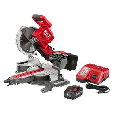 MLW2734-21 image(0) - Milwaukee Tool M18 FUEL 10" Dual Bevel Sliding Compound Miter Saw