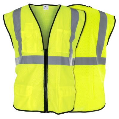 SAS690-2210 image(0) - SAS Safety Class-2 Type R Hi-Viz Orange Saft.ey Surveyor's Vest, XL