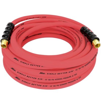 MILULR125012 image(0) - Milton Industries 1/2" x 50' Ultra Lightweight Rubber Hose (w/ 1/2" NPT ends)