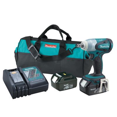 MAKXWT05 image(0) - Makita 18V LXT 3.0 Ah Cordless 1/2" Imp Wrench Kit