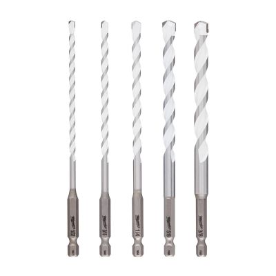 MLW48-20-8898 image(0) - Milwaukee Tool SHOCKWAVE Impact Duty Carbide Multi-Material Drill Bit Set - 5PC