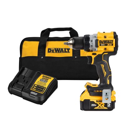 DWTDCD800P1 image(0) - DeWalt 20V MAX XR Lithium-Ion Cordless Compact 1/2 in. Drill/Driver Kit, 20V MAX 5.0Ah Battery, and Charger