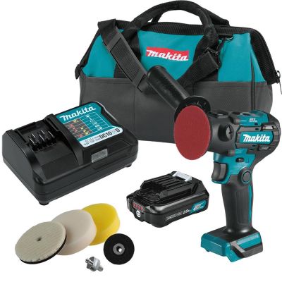 MAKVP01R1 image(0) - Makita 12V max CXT® Li&hyphen;Ion Brushless 3" Polisher / 2" Sander Kit (2.0Ah)