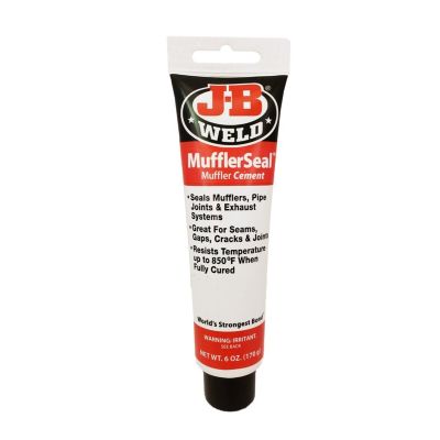 JBW37906 image(0) - J B Weld J-B Weld 37906 MufflerSeal Muffler Cement Plastic Tube 6 oz.