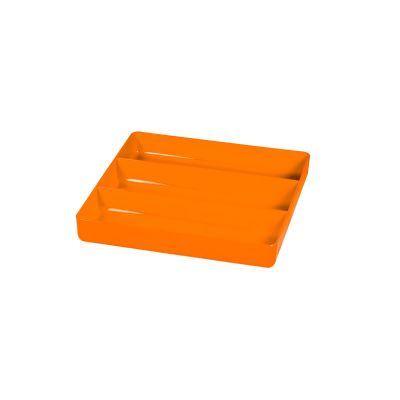 ERN5025 image(0) - Ernst Mfg. 10.5 x 10.5" 3 compartment Organizer Tray - Orange