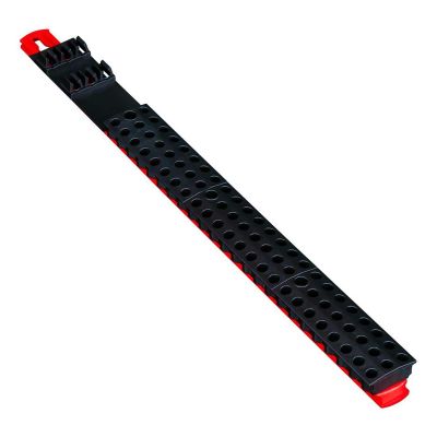 ERN5730 image(0) - Ernst Mfg. 18" 78 Tool Magnetic Bit Bar - Black/Red