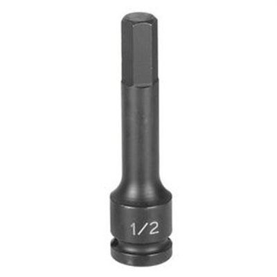 GRE29064M image(0) - Grey Pneumatic 1/2" Drive x 6mm Hex Driver 4" Length (100mm)