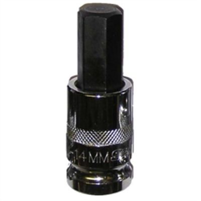 VIMHM-14MM image(0) - VIM Tools 14 mm Hex Bit, Chrome 1/2 Inch Square Drive Bit Holder