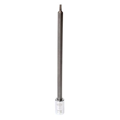 MAY16613 image(0) - Mayhew Mayhew T10 Torx® Long Insert Socket Bit, 1/4-Inch Drive