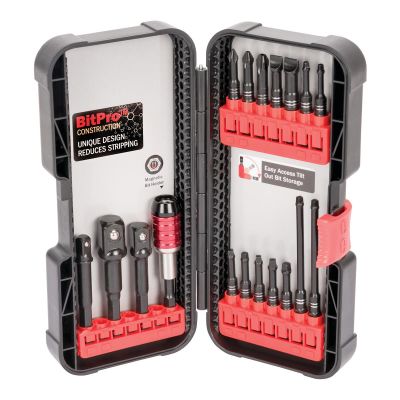 TIT16276 image(0) - TITAN 18-PC IMPACT DRIVER BIT SET