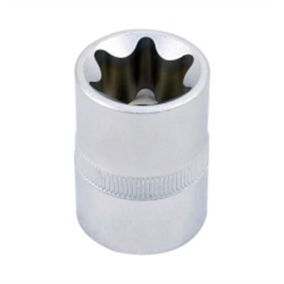 VIMVS405C image(0) - VIM Tools E5 TORX Socket X 1/4 Inch Square Drive, Chrome