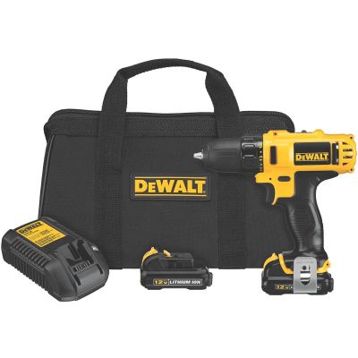 DWTDCD710S2 image(0) - DeWalt 12V Li-Ion Drill Driver Kit