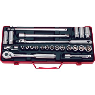 KKN4275 image(0) - Ko-ken USA 4275 1/2 Sq. Dr. Socket set   6 point   24 pieces