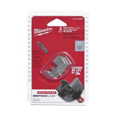 MLW48-25-5520 image(0) - Milwaukee Tool SWITCHBLADE Replacement Blade 1-3/8"  - 3 PK