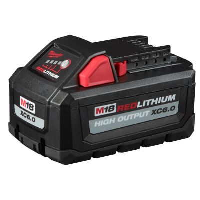 MLW48-11-1865 image(0) - Milwaukee Tool M18 REDLITHIUM HIGH OUTPUT XC6.0 Battery Pack