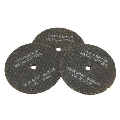 FOR60215 image(0) - Forney Industries Cut-Off Wheels, Replacements 1-1/2 in, 3-Piece