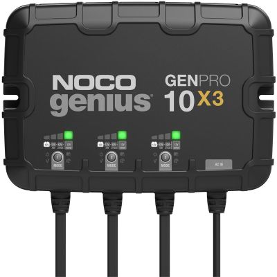 NOCGENPRO10X3 image(0) - NOCO Company GENPRO10X3 12V 3-Bank, 30-Amp On-Board Battery Charger