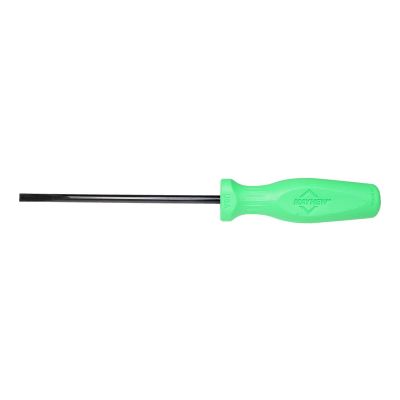 MAY27325HVG image(0) - Mayhew Mayhew Hi Vis Green Slotted 1/4-Inch x 6-Inch Screwdriver