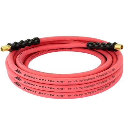 MILULR142514 image(0) - Milton Industries 1/4" x 25' Ultra Lightweight Rubber Hose (w/ 1/4" NPT ends)