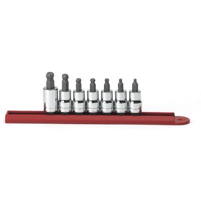 KDT80586 image(0) - GearWrench 3/8DR BALL HEX SOCKET SET SAE