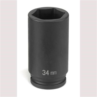 GRE2734MD image(0) - Grey Pneumatic 1/2" Drive x 34mm Deep Spindle Nut