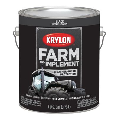 DUP1965 image(0) - Krylon Low Gloss Black 128 oz. Gal