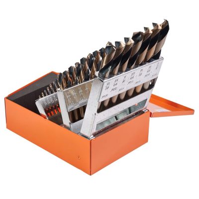 KNK29KK7 image(0) - KnKut KnKut 29 Piece Short Stubby Length Drill Bit Set 1/16"-1/2" by 64ths